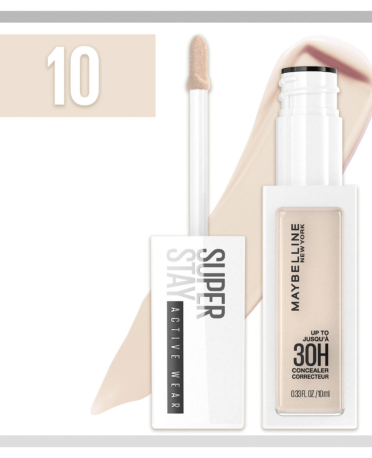🤍 MAYBELLINE SUPERSTAY ACTIVE WEAR CONCEALER – 10