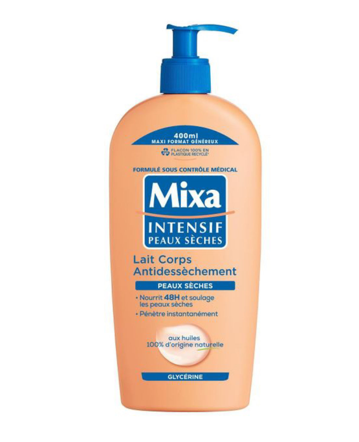 MIXA INTENSIF PEAUX SÈCHES – LAIT CORPS ANTIDESSÈCHEMENT