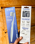 Better Toothbrush V-ECO – Brosse à dents à têtes interchangeables