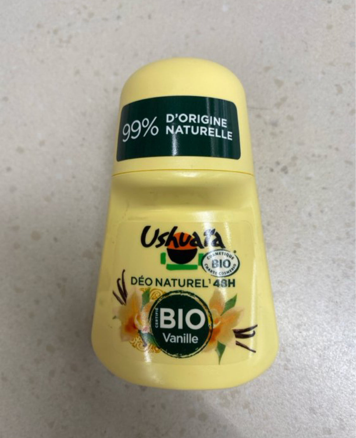 USHUAÏA DÉODORANT NATUREL BIO VANILLE 48H
