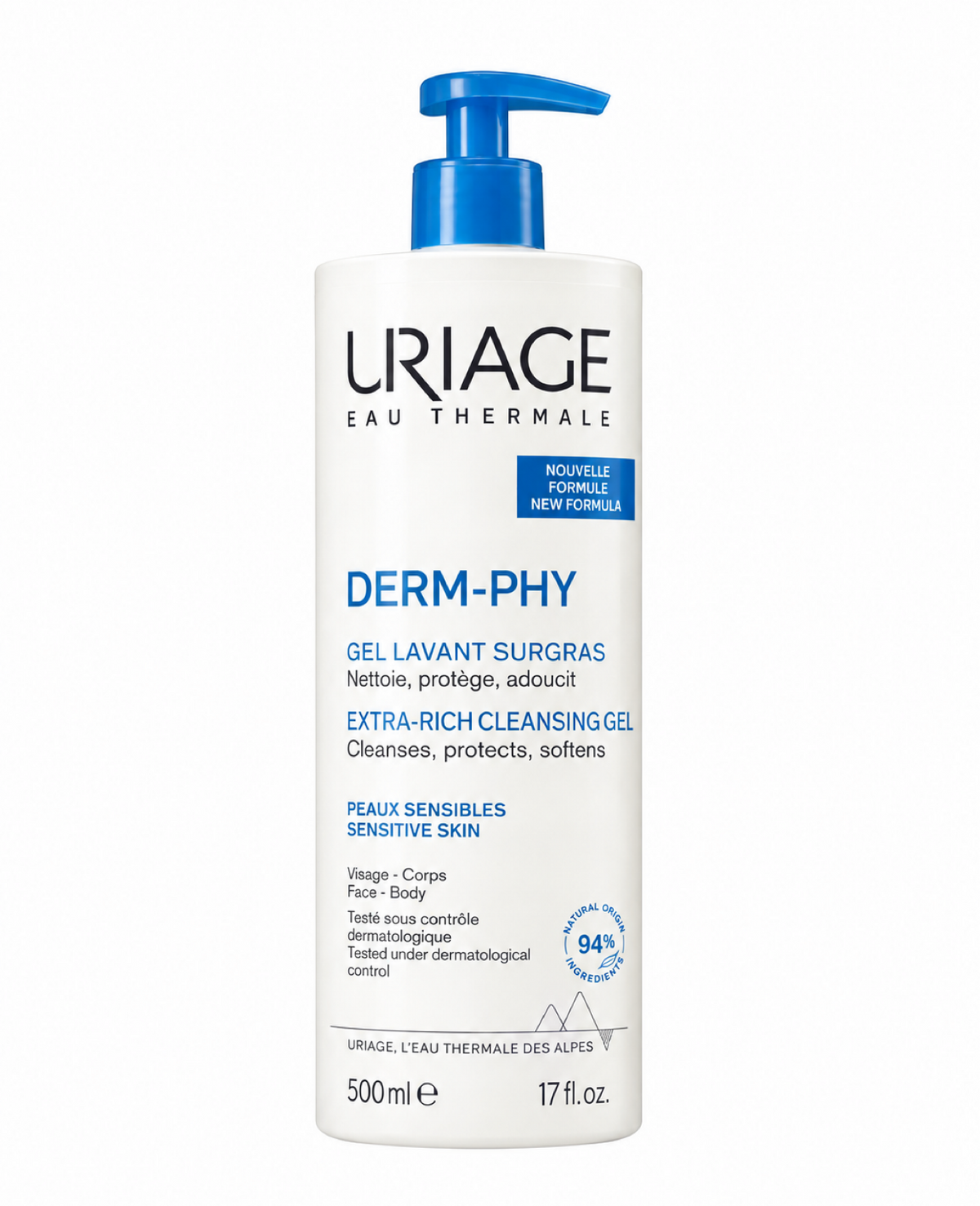 Uriage DERM-PHY Crème Lavante Dermatologique – 1L