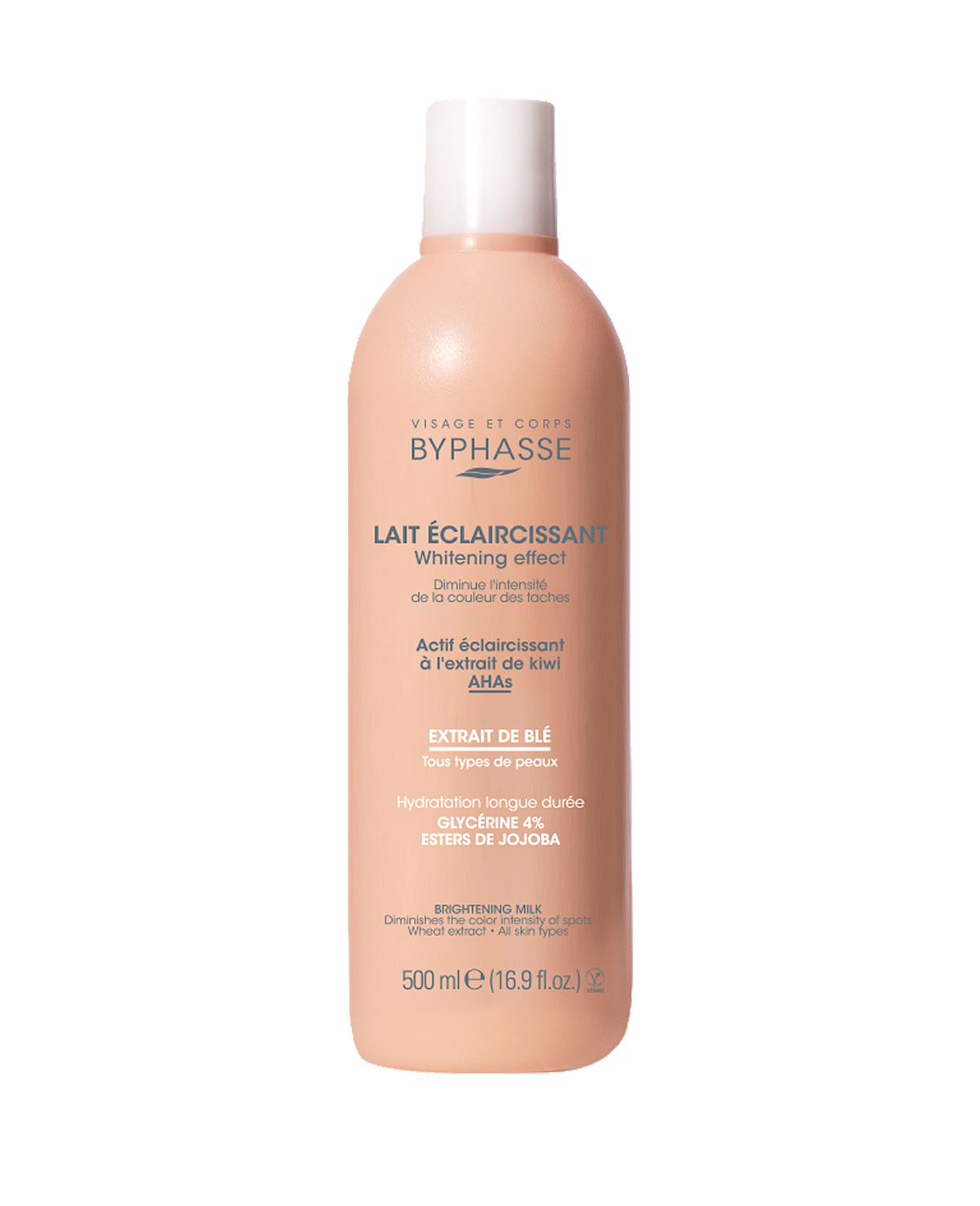Byphasse Lait Éclaircissant Visage & Corps – 500 ml