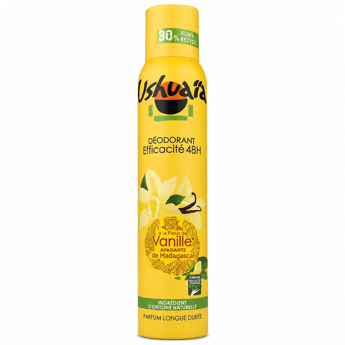 USHUAÏA DÉODORANT FLEUR DE VANILLE DE MADAGASCAR – 200 ML