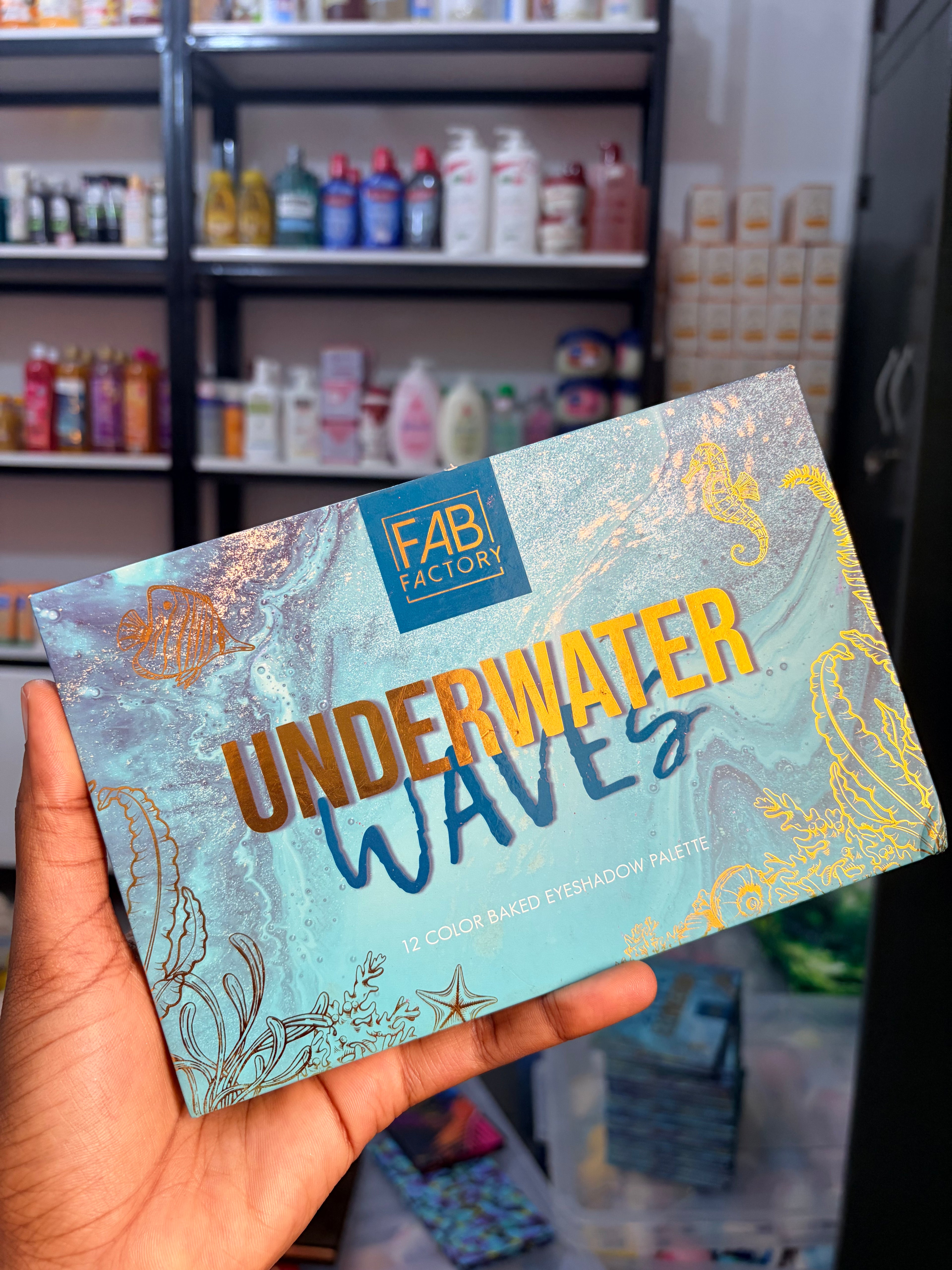FAB FACTORY UNDERWATER WAVES – PALETTE 12 COULEURS