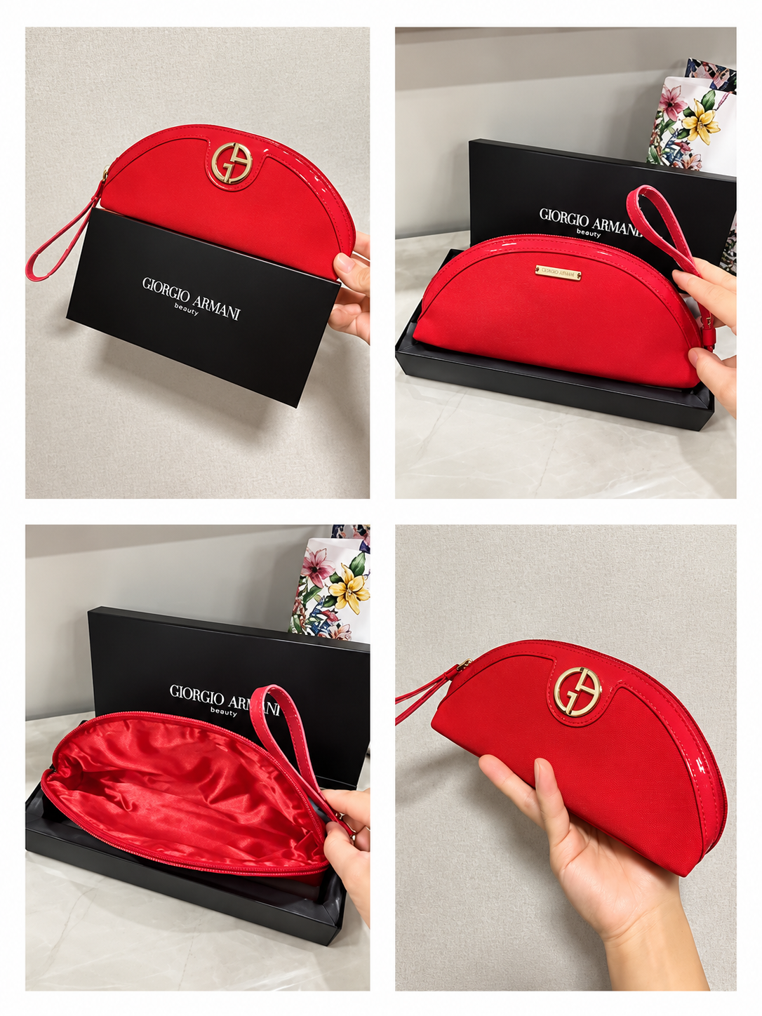POCHETTE GIORGIO ARMANI ROUGE