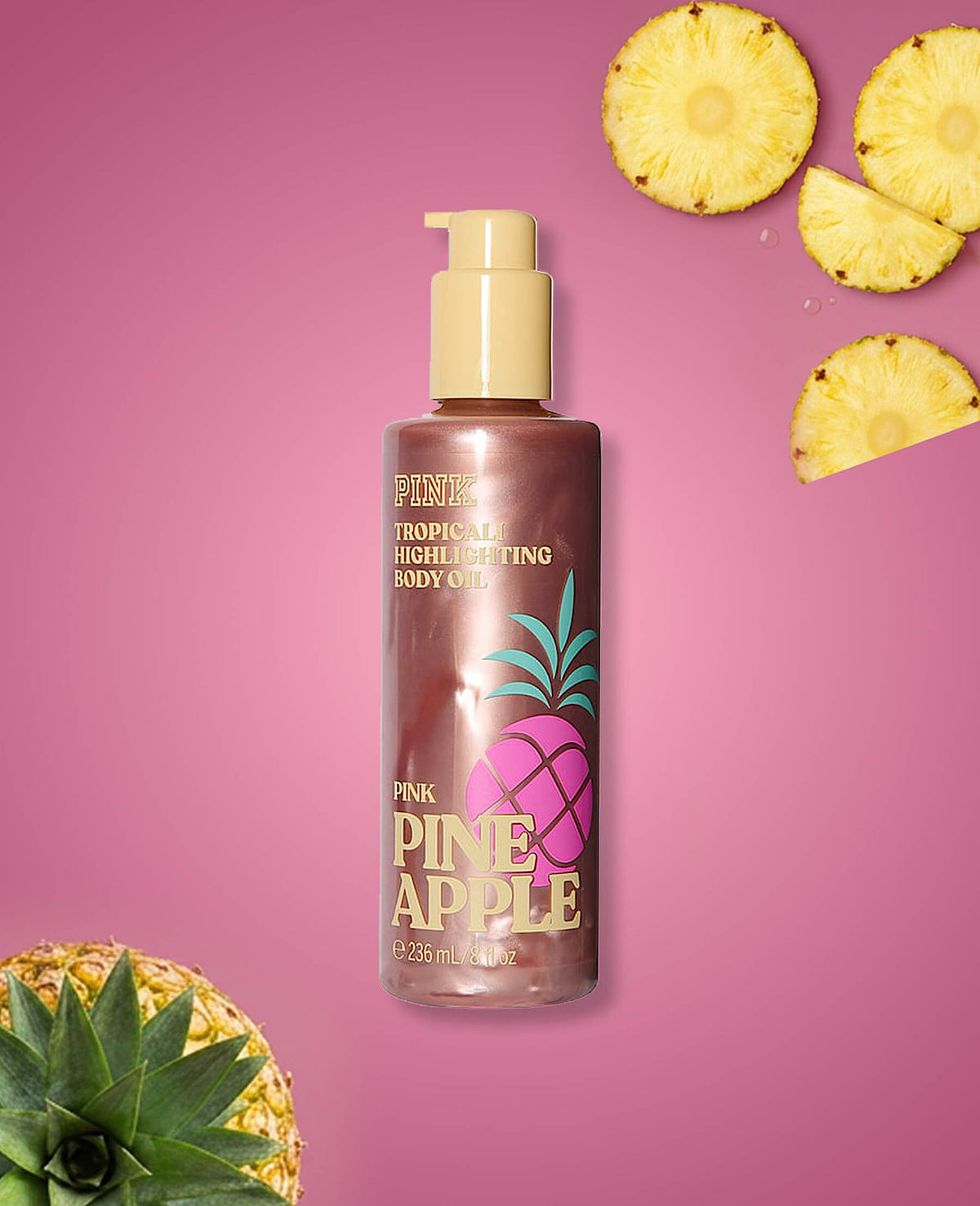 Huile Scintillante Pink Pineapple (PINK - Victoria's Secret)236ml