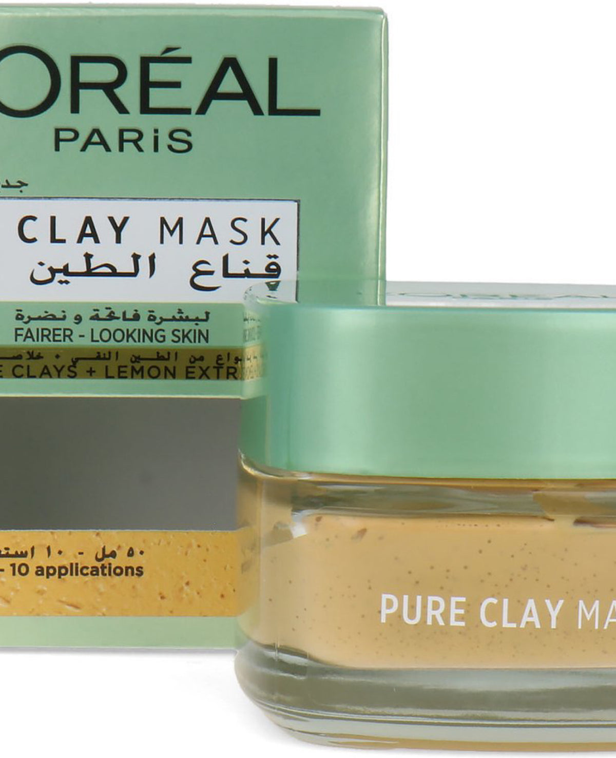 masque à l’argile pure L’Oréal Paris, avec argiles + extrait de citron.