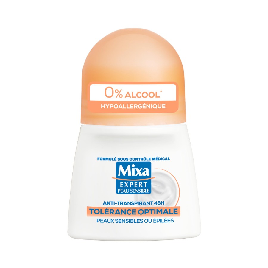 MIXA EXPERT PEAU SENSIBLE – ANTI-TRANSPIRANT 48H TOLÉRANCE OPTIMALE
